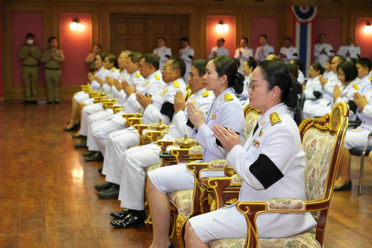 กองวิชาการและพัฒนานวัตกรรมราชทัณฑ์เข้าร่วมกิจกรรมทำบุญตักบาตรทักษิณานุปทาน (ปัณรสมวาร) อุทิศถวายเป็นพระกุศลแด่สมเด็จพระเจ้าลูกเธอ เจ้าฟ้าพัชรกิติยาภา นเรนทิราเทพยวดี กรมหลวงราชสาริณีสิริพัชร มหาวัชรราชธิดา 97490 0