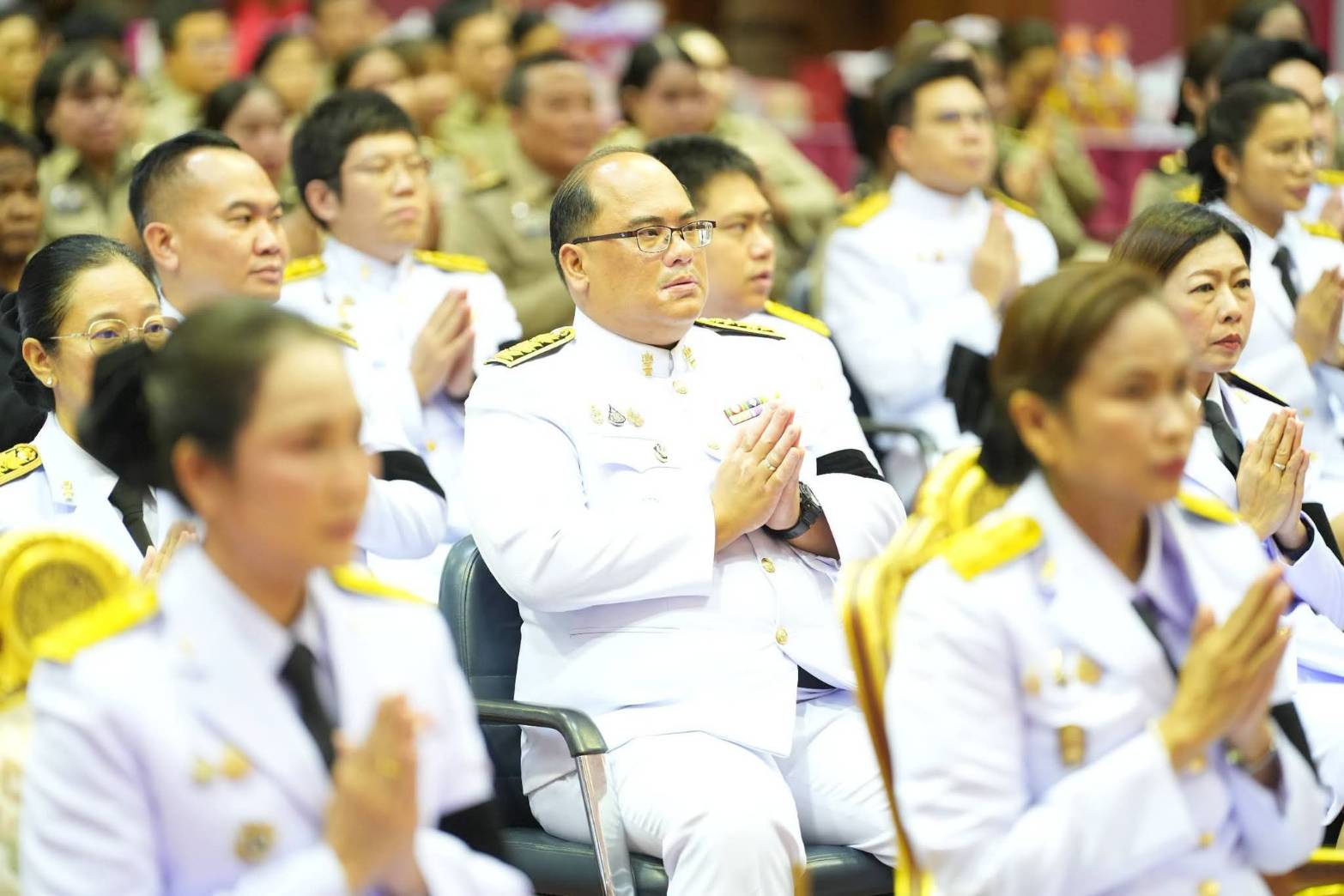 กองวิชาการและพัฒนานวัตกรรมราชทัณฑ์เข้าร่วมกิจกรรมทำบุญตักบาตรทักษิณานุปทาน (ปัณรสมวาร) อุทิศถวายเป็นพระกุศลแด่สมเด็จพระเจ้าลูกเธอ เจ้าฟ้าพัชรกิติยาภา นเรนทิราเทพยวดี กรมหลวงราชสาริณีสิริพัชร มหาวัชรราชธิดา 97492 0