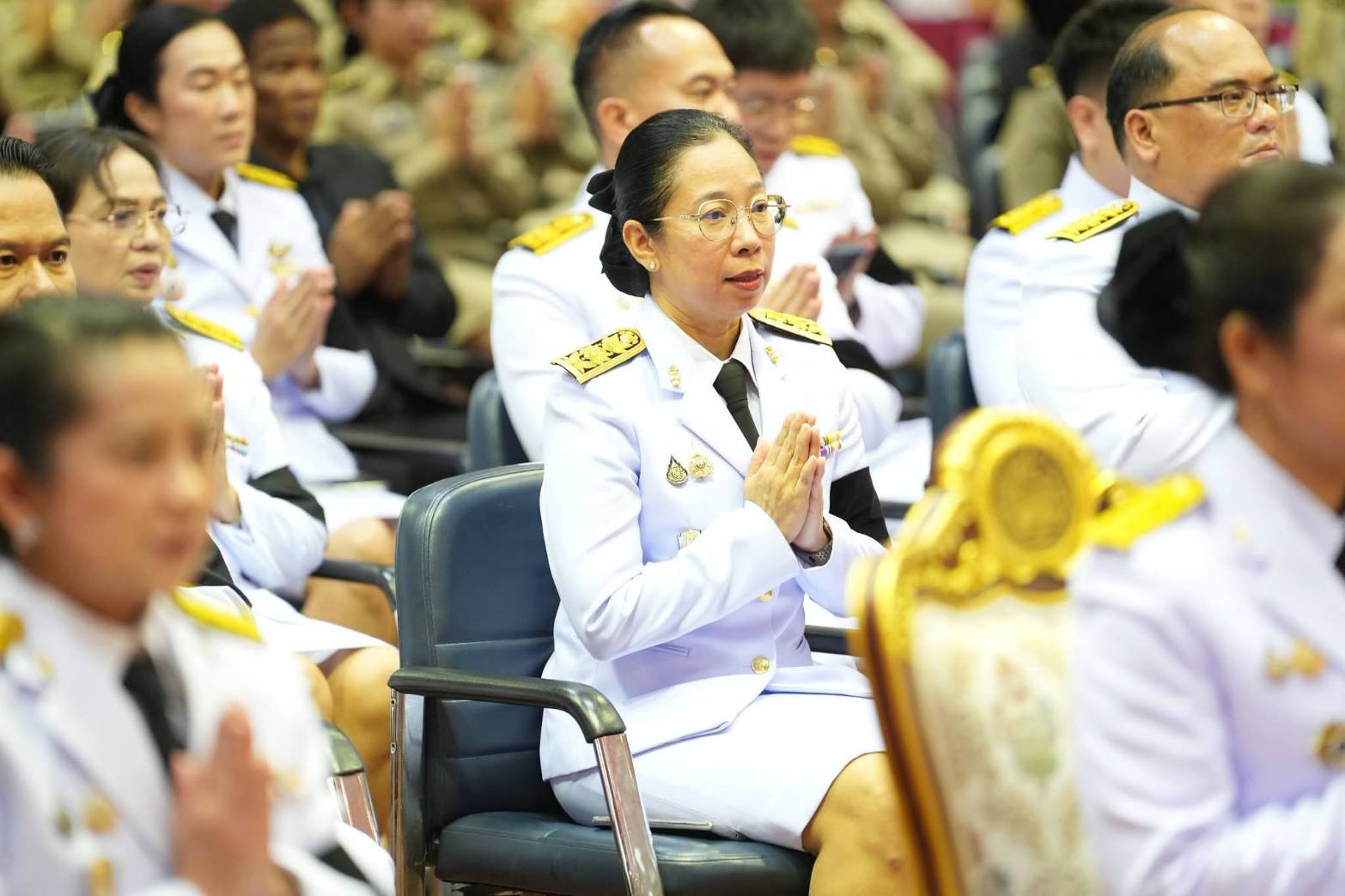 กองวิชาการและพัฒนานวัตกรรมราชทัณฑ์เข้าร่วมกิจกรรมทำบุญตักบาตรทักษิณานุปทาน (ปัณรสมวาร) อุทิศถวายเป็นพระกุศลแด่สมเด็จพระเจ้าลูกเธอ เจ้าฟ้าพัชรกิติยาภา นเรนทิราเทพยวดี กรมหลวงราชสาริณีสิริพัชร มหาวัชรราชธิดา 97494 0