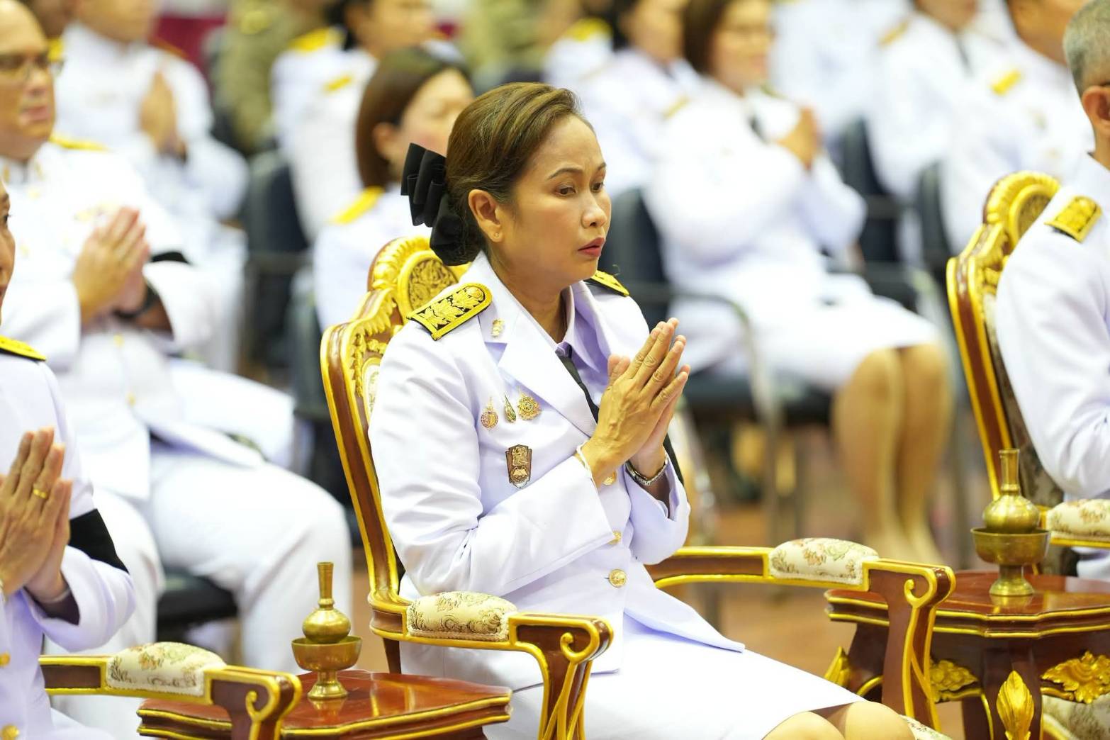 กองวิชาการและพัฒนานวัตกรรมราชทัณฑ์เข้าร่วมกิจกรรมทำบุญตักบาตรทักษิณานุปทาน (ปัณรสมวาร) อุทิศถวายเป็นพระกุศลแด่สมเด็จพระเจ้าลูกเธอ เจ้าฟ้าพัชรกิติยาภา นเรนทิราเทพยวดี กรมหลวงราชสาริณีสิริพัชร มหาวัชรราชธิดา 97497 0