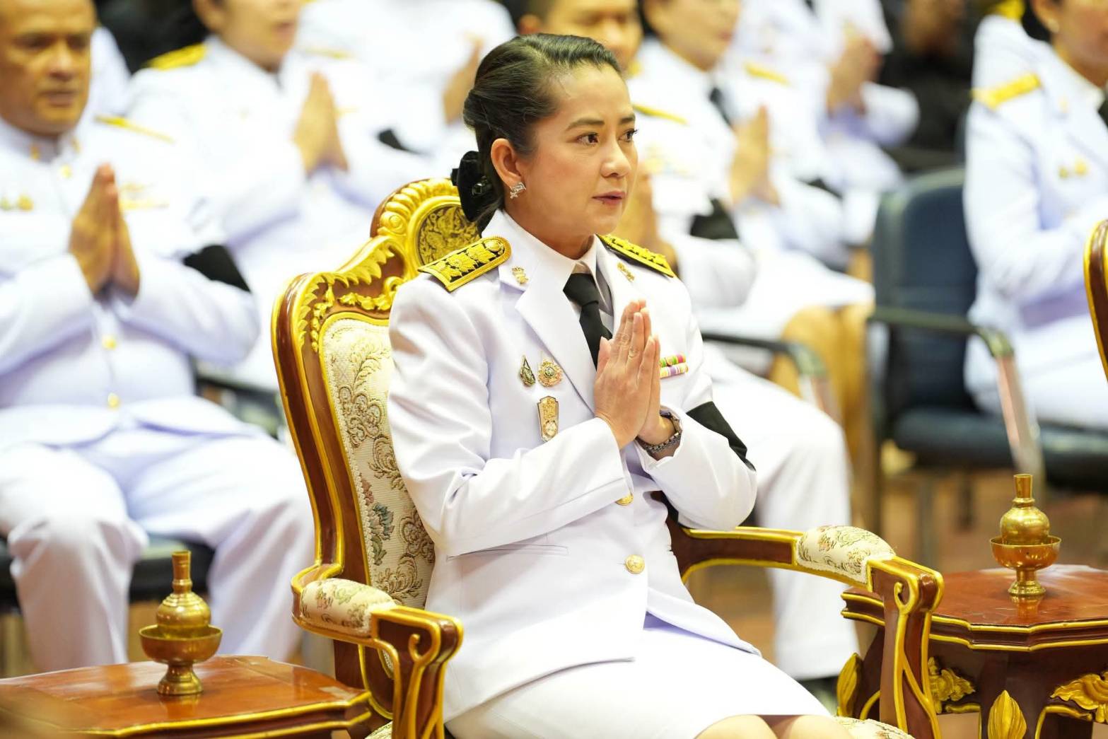 กองวิชาการและพัฒนานวัตกรรมราชทัณฑ์เข้าร่วมกิจกรรมทำบุญตักบาตรทักษิณานุปทาน (ปัณรสมวาร) อุทิศถวายเป็นพระกุศลแด่สมเด็จพระเจ้าลูกเธอ เจ้าฟ้าพัชรกิติยาภา นเรนทิราเทพยวดี กรมหลวงราชสาริณีสิริพัชร มหาวัชรราชธิดา 97498 0