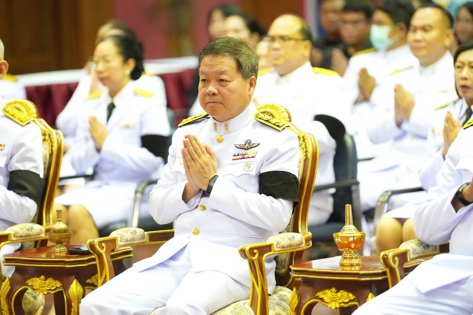 กองวิชาการและพัฒนานวัตกรรมราชทัณฑ์เข้าร่วมกิจกรรมทำบุญตักบาตรทักษิณานุปทาน (ปัณรสมวาร) อุทิศถวายเป็นพระกุศลแด่สมเด็จพระเจ้าลูกเธอ เจ้าฟ้าพัชรกิติยาภา นเรนทิราเทพยวดี กรมหลวงราชสาริณีสิริพัชร มหาวัชรราชธิดา 97502 0