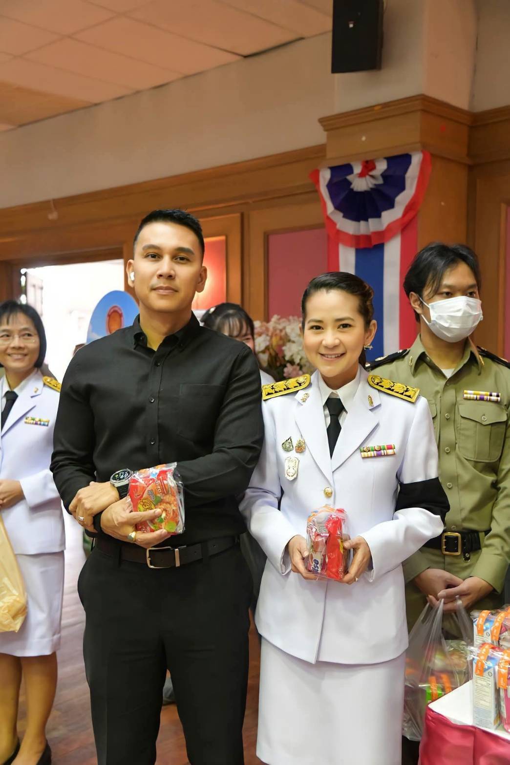 กองวิชาการและพัฒนานวัตกรรมราชทัณฑ์เข้าร่วมกิจกรรมทำบุญตักบาตรทักษิณานุปทาน (ปัณรสมวาร) อุทิศถวายเป็นพระกุศลแด่สมเด็จพระเจ้าลูกเธอ เจ้าฟ้าพัชรกิติยาภา นเรนทิราเทพยวดี กรมหลวงราชสาริณีสิริพัชร มหาวัชรราชธิดา 97522 0